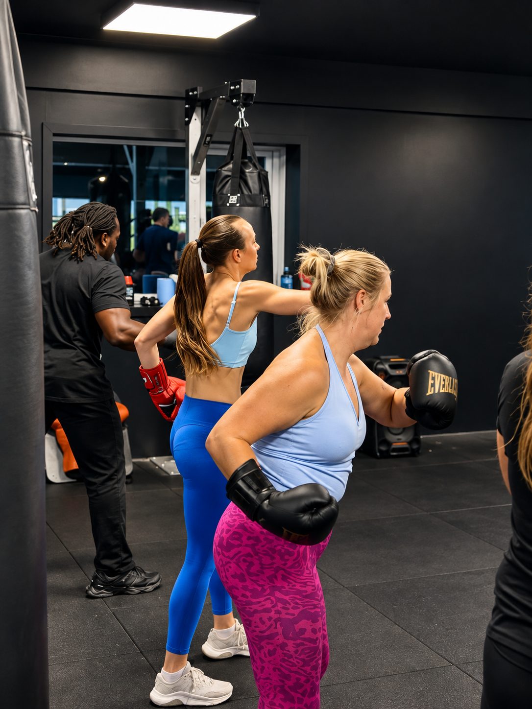 Group boxing session at FAB Boxing